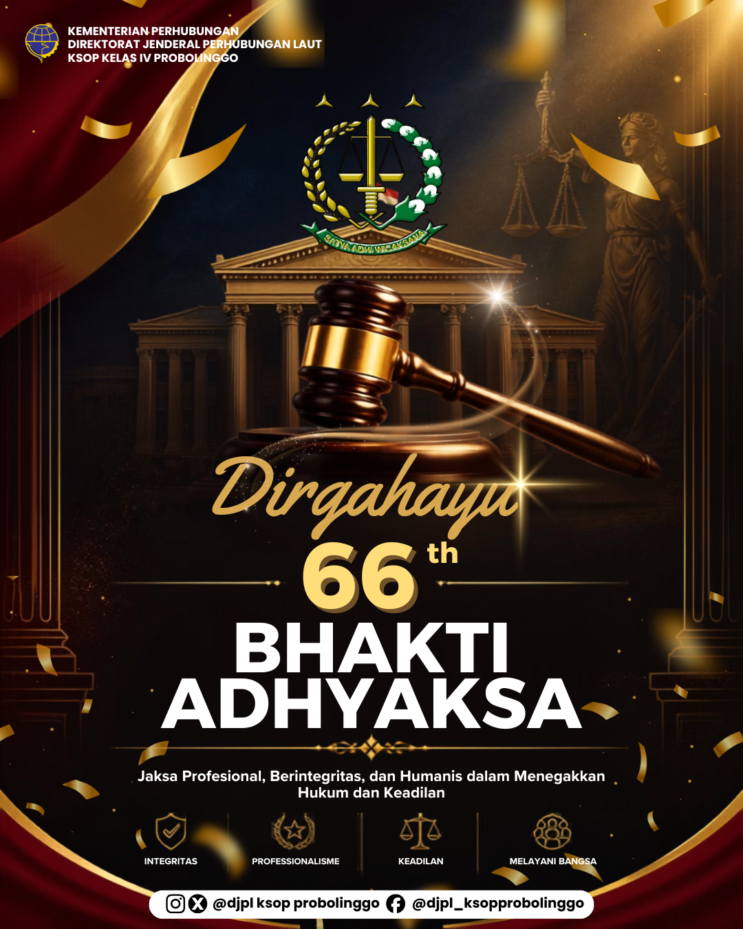 Dirgahayu 66 Tahun Bhakti Adhyaksa 